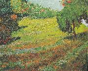 Garten mit Trauerweide Vincent Van Gogh